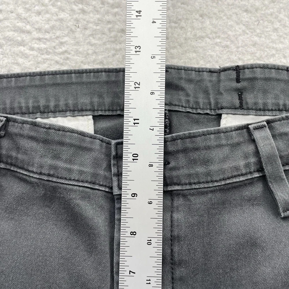 Levi's Chino Pants Mens 36x29 (Tag 36x30) Gray Stretch Gusset White Tab Workwear